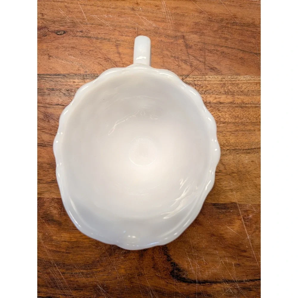 Vintage Westmoreland Milk‎ Glass English Hobnail Creamer Pitcher Set of 2 White
